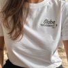 T-shirt à Message coloris blanc