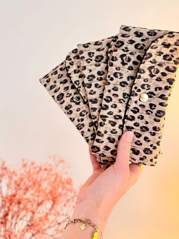Etui à Lunette Léopard dans les mains