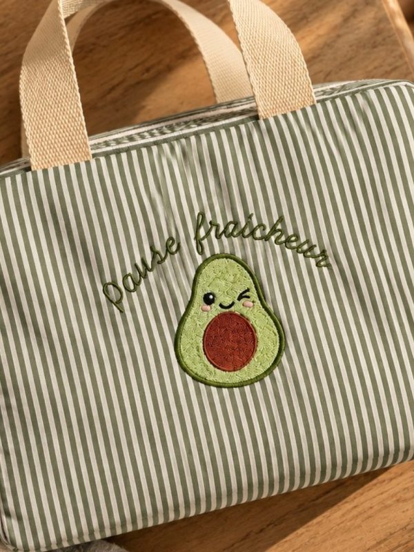 Lunch Bag Personnalisée Rayures