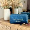 Trousse de Toilette Brodée
