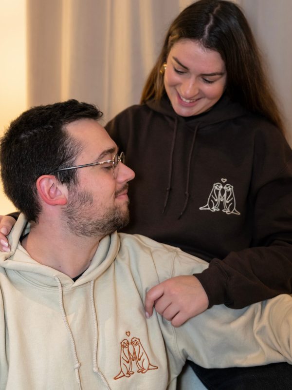 Duo Sweats "Loutres Amoureuses"