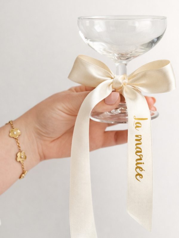 Noeud Marque-Place Satin Personnalisé