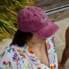 Casquette brodée rouge - Accessoires personnalisés - L'atelier Broderie avec Laura