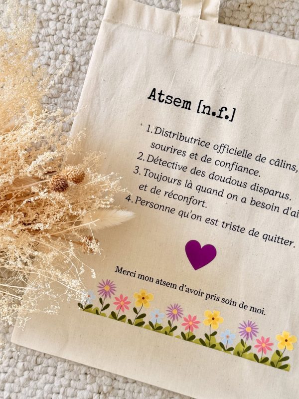 Tote Bag Personnalisé ATSEM