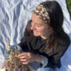 Bandeau Cheveux Panthère - Accessoire personnalisé Femme - L'atelier broderie avec Laura