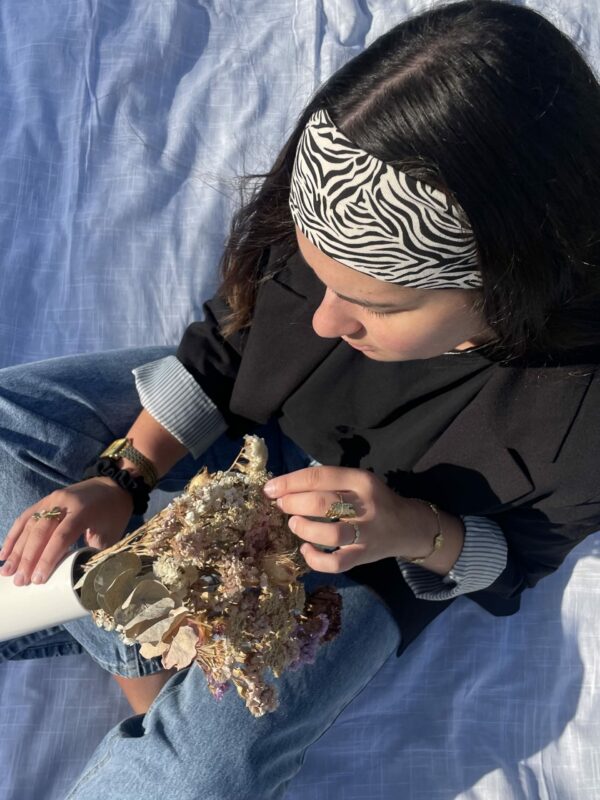 Bandeau Cheveux Zèbre - Accessoire personnalisé Femme - L'atelier broderie avec Laura