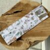 Lunch bag enfant étui à couverts à motifs - Pour la maison - L'Atelier Broderie avec Laura