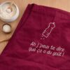 Tablier de cuisine brodé - Mode & Maison - L'Atelier Broderie avec Laura