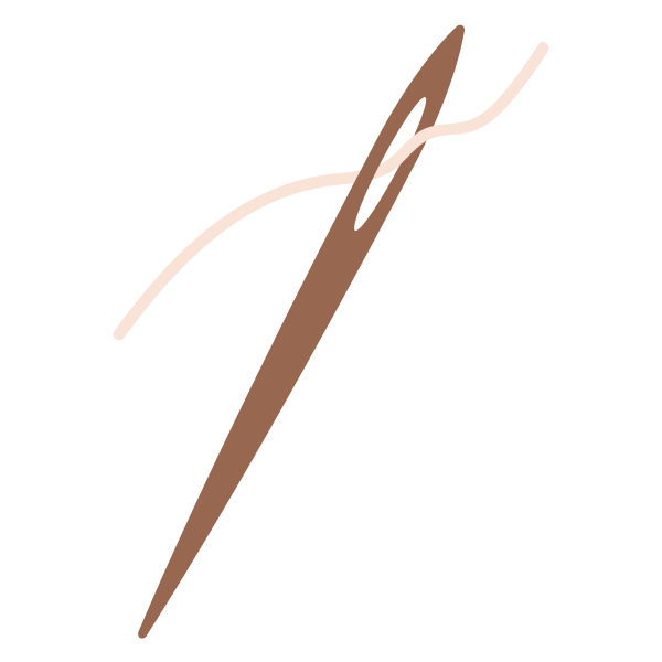 L'atelier Broderie avec Laura - Pictogramme - Fil et aiguille