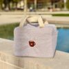 Lunch bag personnalisée 'Lunch Time' motif Vichy - Pour la maison - L'Atelier Broderie avec Laura