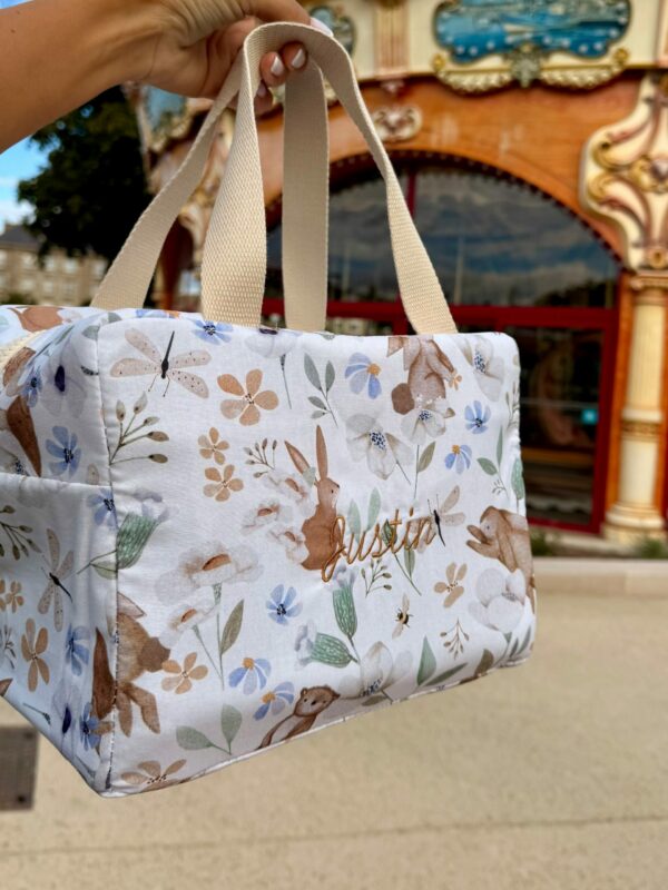 Lunch bag enfant à motif brodé - Pour la maison - L'Atelier Broderie avec Laura