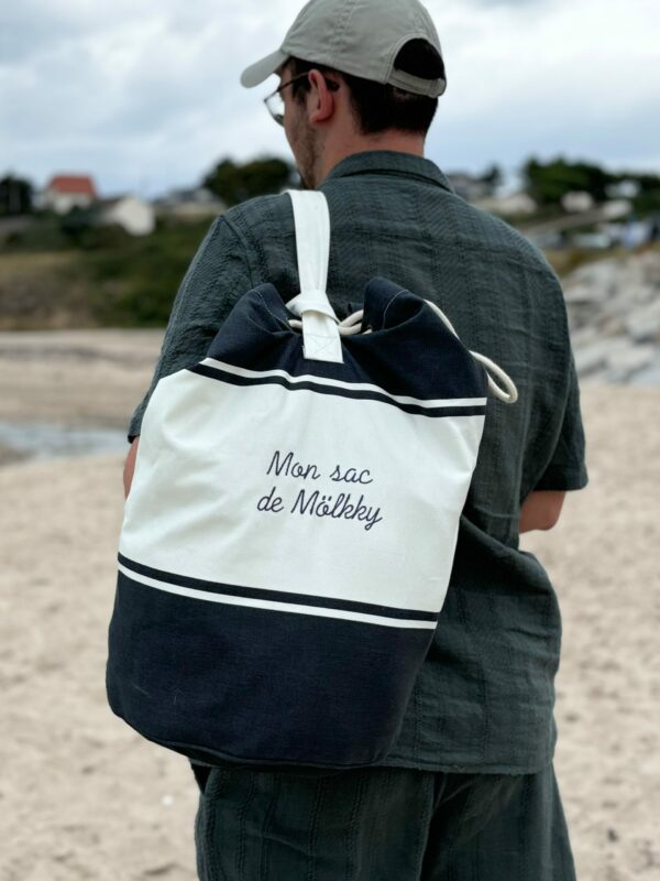Sac à Molkky brodé - Accessoires loisirs personnalisés - L'Atelier Broderie avec Laura