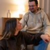 Duo Sweats "Loutres Amoureuses" brodé - Vêtements - L'Atelier Broderie avec Laura