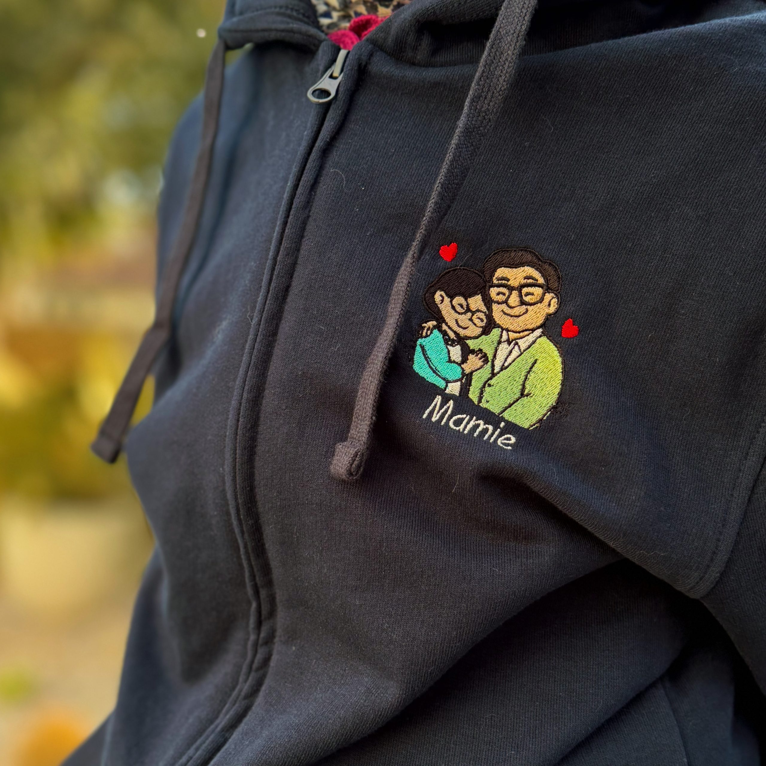 Sweat Personnalisé Brodé Mamie - Vêtements brodés personnalisés - L'Atelier Broderie avec Laura