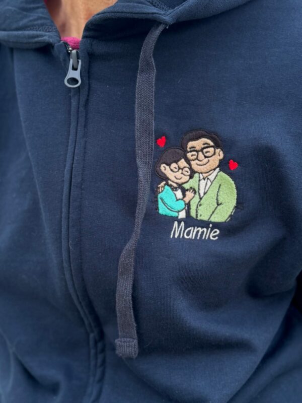 Sweat Personnalisé Brodé Mamie - Vêtements brodés personnalisés - L'Atelier Broderie avec Laura