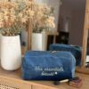 Trousse de Toilette Brodée - Accessoires personnalisés - L'Atelier Broderie avec Laura