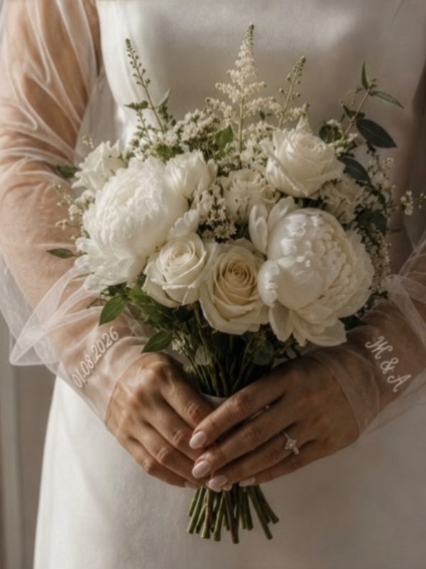 Gants mariage brodés - L'atelier Broderie avec Laura
