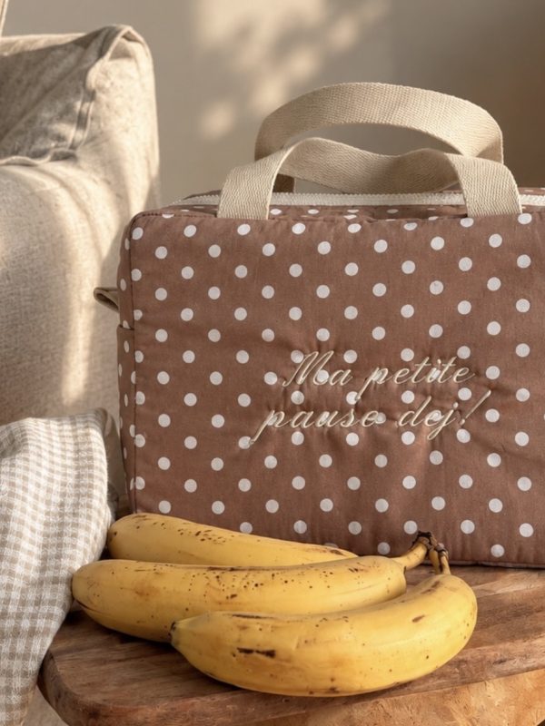 Lunch Bag Personnalisée à pois
